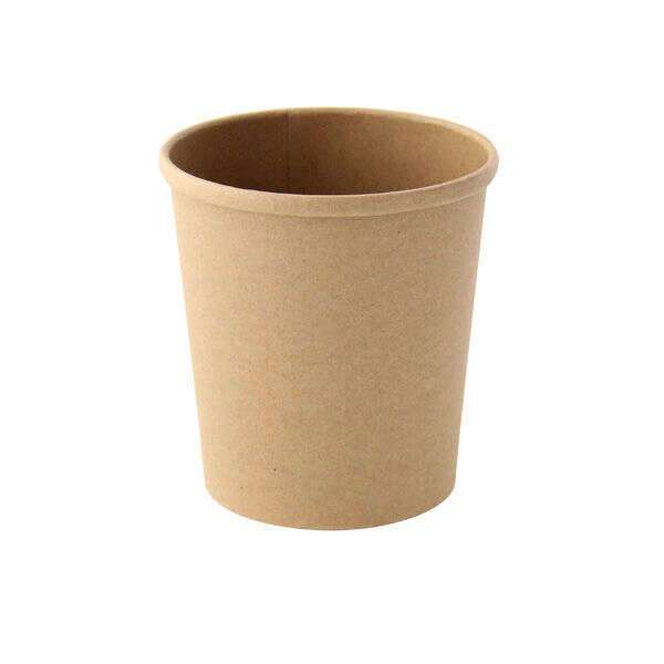 PacknWood 210SOUPK17K, 16 Oz Brown Kraft Soup Cup (Lid Optional), 500/CS