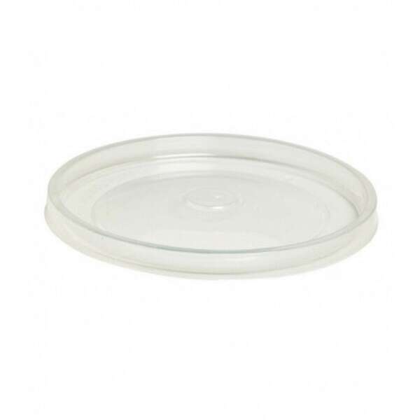 PacknWood 210SOUPLPP114, 4.5-inch Clear PP Lid, 500/CS