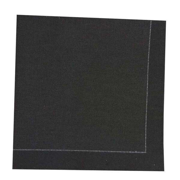 PacknWood 210SVCC20BK, 7.9x7.9-inch Luxury Black Night Cotton Cocktail Napkin, 200/CS