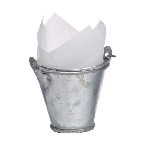 PacknWood 210SXM01-X, 1 Oz. Reusable Metal Mini Bucket, 1.6-inch height, 2-inch diameter, 24/CS