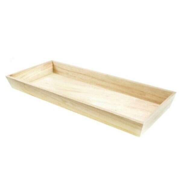 PacknWood 210WOODTRAY15, 17-inch Heavy Duty Wooden Tray, 10/PK