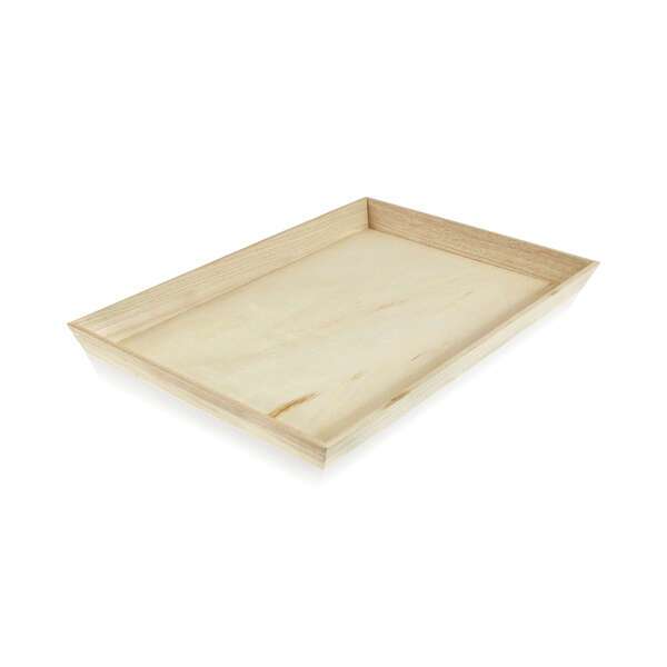 PacknWood 210WOODTRAY39, 17-inch Heavy Duty Wooden Tray, 10/PK
