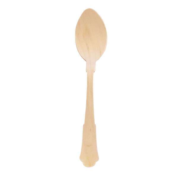 PacknWood 210WREN3, 6.5-Inch Elegant Wooden Spoon, Beige, 500/CS