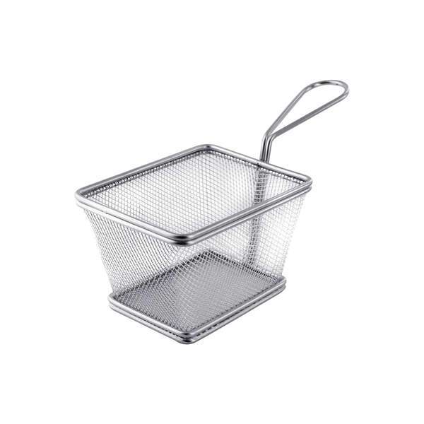 PacknWood 294PAN13, 12 Oz Mini Stainless Steel Fryer Basket, 6/PK