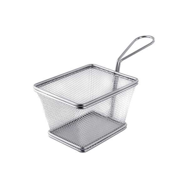 PacknWood 294PAN17, 24 Oz Mini Stainless Steel Fryer Basket, 6/PK