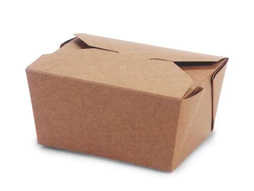 Pactiv 01BP-180, 1.5x4x3-Inch #1 Take-Out Paper Container, 180/CS