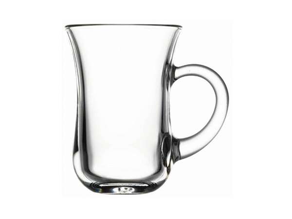 Pasabahce 55411, 5 Oz Tea Glass w/ Handle, 48/Cs