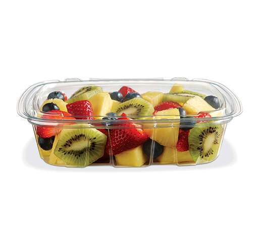 Placon CS2-20T, 20-Ounce Crystal Seal Tamper-Resistant Clear Combo, Container with Dome Lid, 164/CS