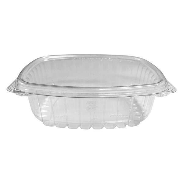 Placon CS32, 32-Ounce Crystal Seal Clear PET Combo, Container with Flat Lid, 200/CS