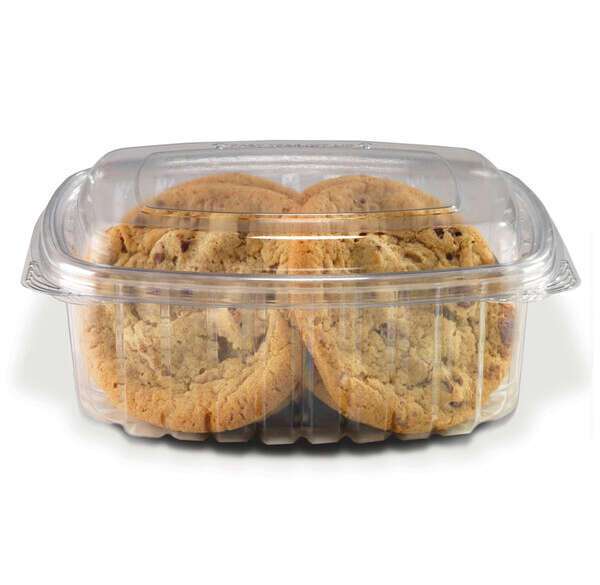 Placon CS32DL, 32-Ounce Crystal Seal Clear PET Combo, Container with Dome Lid, 200/CS