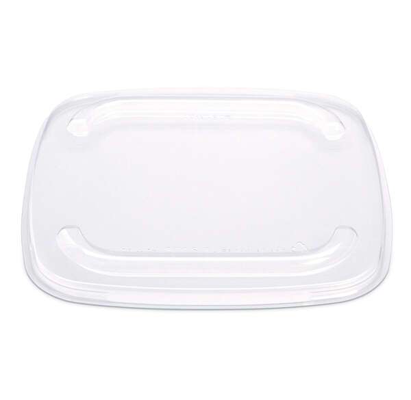 Placon FS2-L1, 7.5" Fresh-n-Clear Selectables Flat Clear Overcap Lid, 300/Cs (Discontinued)