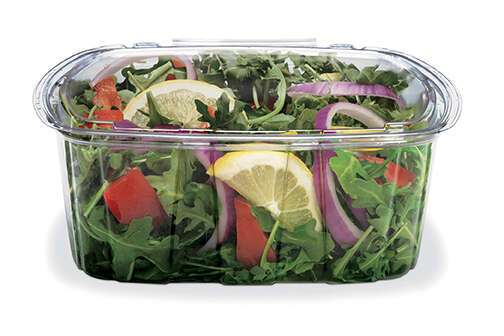 Placon CS1-16T, 16-Ounce Crystal Seal Tamper-Resistant Clear Combo, Container with Flat Lid, 210/CS