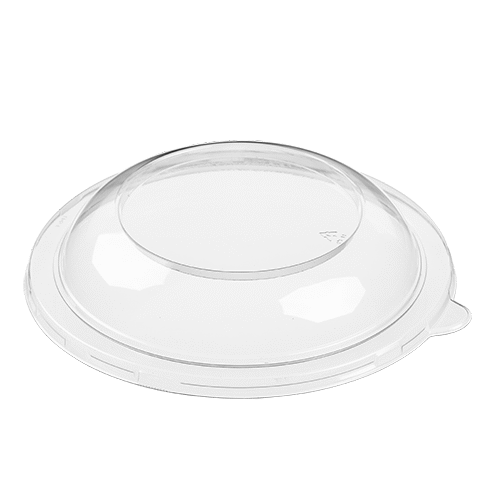 Polar Pak Packaging Polar Pak 82639, Clear PET Dome Lid for Entrée Salad Bowls, 250/CS