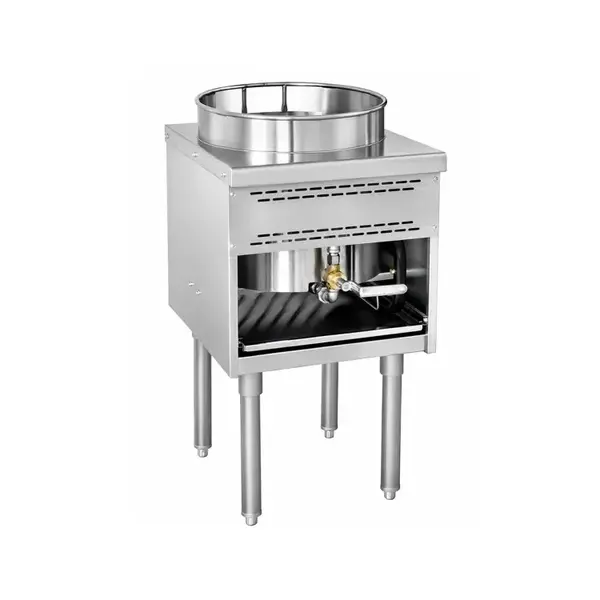 Prepline ENWOKR16N, Commercial Natural Gas Wok Range with 16-Inch Ring - 125,000 BTU