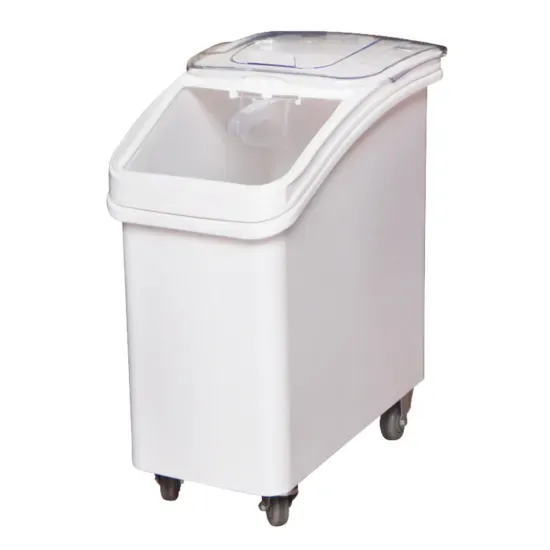 Prepline IBIN-21, 22 Gal Mobile Ingredient Storage Bin - 540 Cup Capacity with Sliding Lid