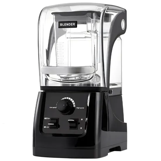 Prepline MIX6-Q64, Quiet Top 64oz Commercial Blender 3.5HP with Sound Cover - 110V