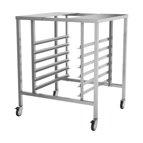 Prepline OS-2528, Stainless Steel Oven Stand with Cooling Racks and Casters