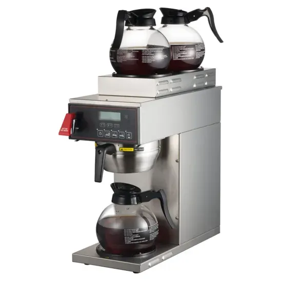Prepline PAICM-3D, Digital Control Automatic Coffee Maker with 3 Warmers - 120V