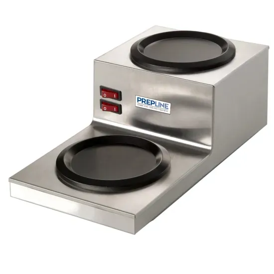 Prepline PDW2-L, Ladder Double Burner Warmer Plate - 200W