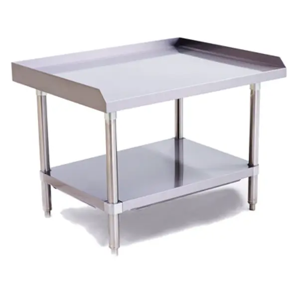 Prepline PES-3060, 30x60-inch Stainless Steel Equipment Stand with Galvanized Undershelf