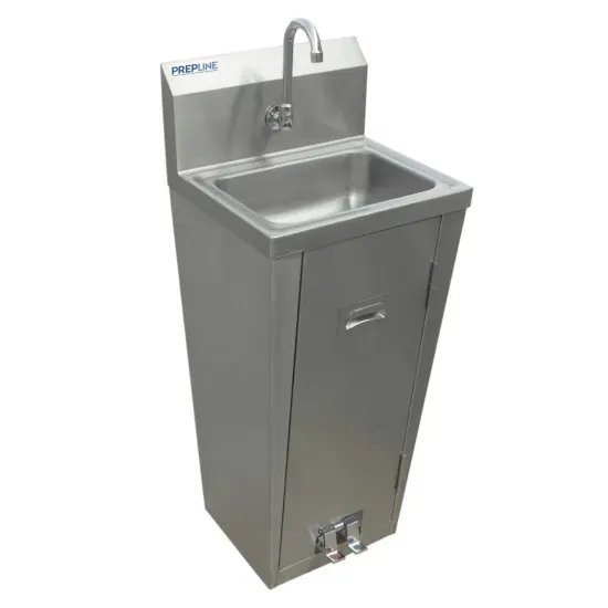 Prepline PHSP, Hands Free Hand Sink with Pedestal Base