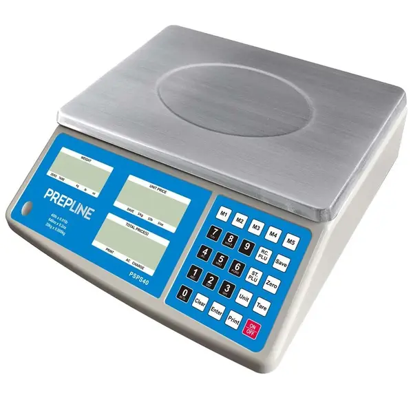 Prepline PSPS40, 40 lb. Digital Price Computing Scale, Legal for Trade, NSF