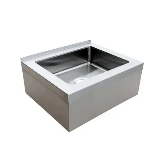 Prepline XFMS-253310, 33-Inch Stainless Steel 16-Gauge Floor Mop Sink - 28x20x6-Inch Bowl