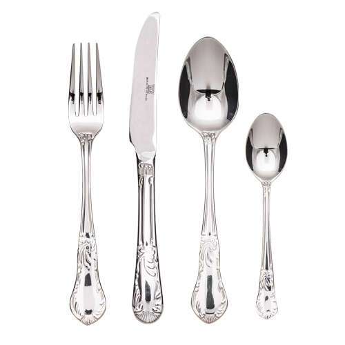 Royal Flatware RF2228DS, Countess Heavyweight Dinner Spoon, 18/10 Stainless Steel, Mirror Finish, 12/CS