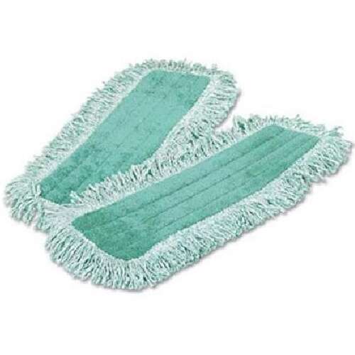 Rubbermaid Q418GN, 18-Inch Fringe Microfiber Dust Mop Pad