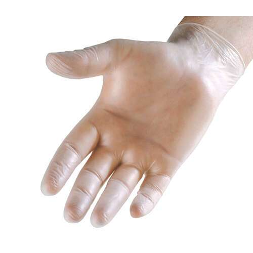 SafeGuard VGSCP-X, Powder Free Vinyl Gloves, Small, 100/PK