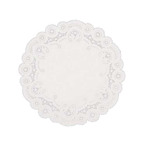 SafePro 14LD 14-Inch White Round Lace Paper Doilies, 1000/CS