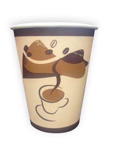 SafePro 16V, 16 Oz Coffee Beans Paper Cups, 1000/Cs