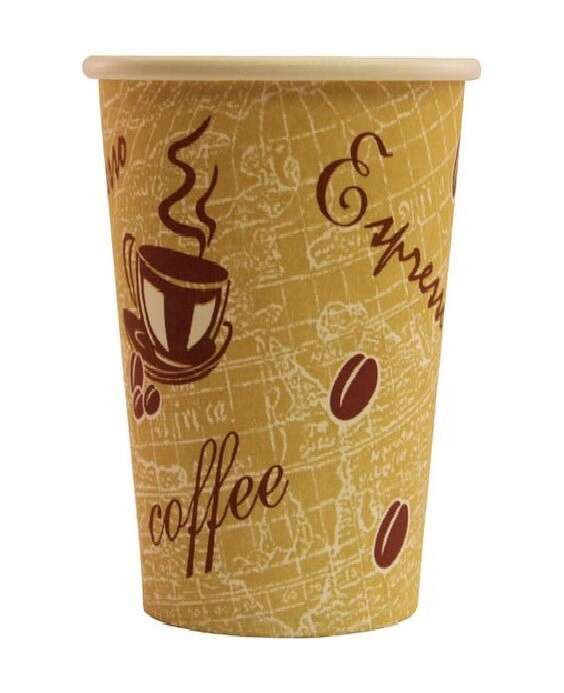 SafePro 20 Oz. Coffee Beans Paper Cups, 500/CS