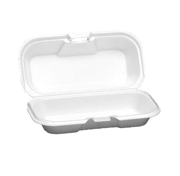 SafePro 28510, 7.5x3.75x2.5-Inch Hinged Hot Dog Container, 500/CS (Discontinued)