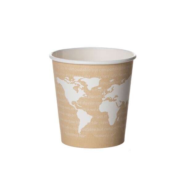 SafePro 4 Oz Printed Espresso Hot Paper Cups, 1000/CS