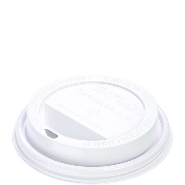 SafePro DDL10SW White Traveler Dome Lid for 10(Squat)/12/16/20/24 Oz Cups, 1000/Cs (Discontinued)