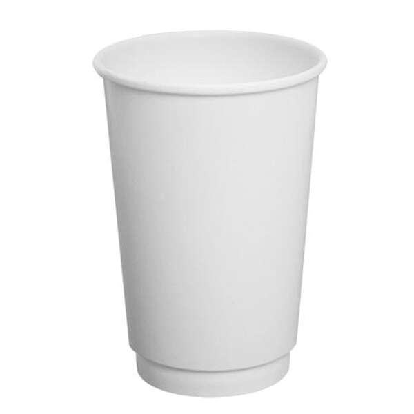 SafePro DWW-20, 20 Oz White Double Wall Paper Hot Cups, 500/CS