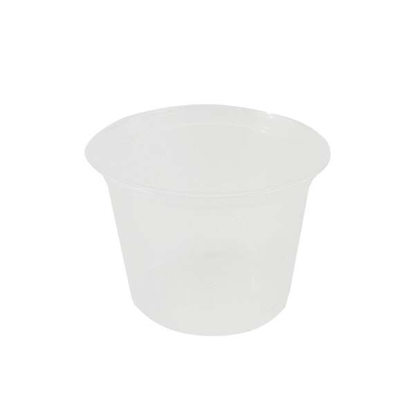 SafePro FK1, 1 Oz Clear Polypropylene Portion Cup, 2500/CS. Lids Sold Separately.