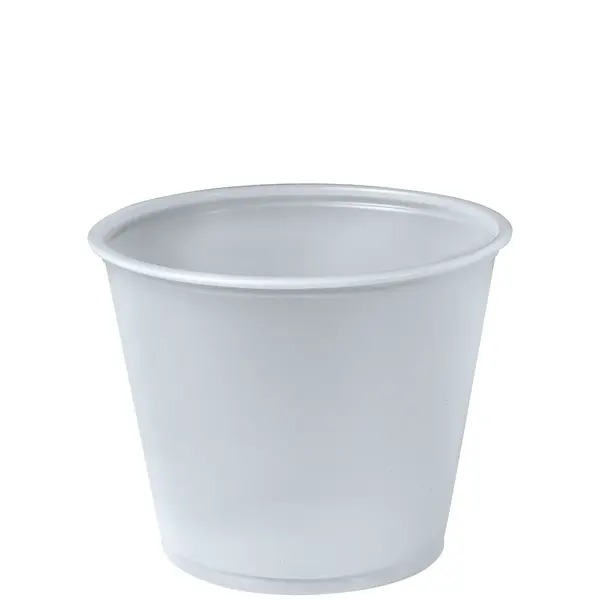 SafePro FK55, 5.5 Oz Clear Polypropylene Portion Cup, 2500/CS. Lids Sold Separately.