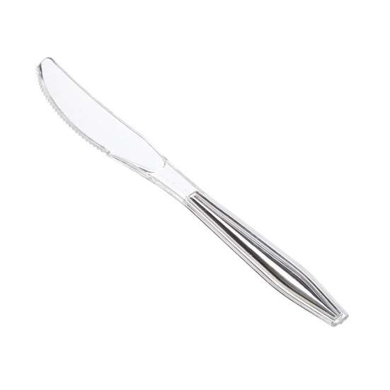 SafePro KHC Clear Heavyweight Plastic Knives, 1000/CS