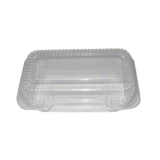 SafePro LBH-546, 9.5x5x4-Inch Clear Hinged Containers, 250/CS