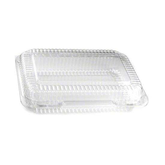 SafePro LBH-565, 9x5x2.5-Inch Clear Hinged Containers, 500/CS