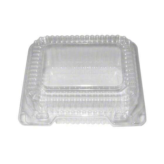 SafePro LBH-656, 6.87x6x3.37-Inch Clear Hinged Containers, 500/CS