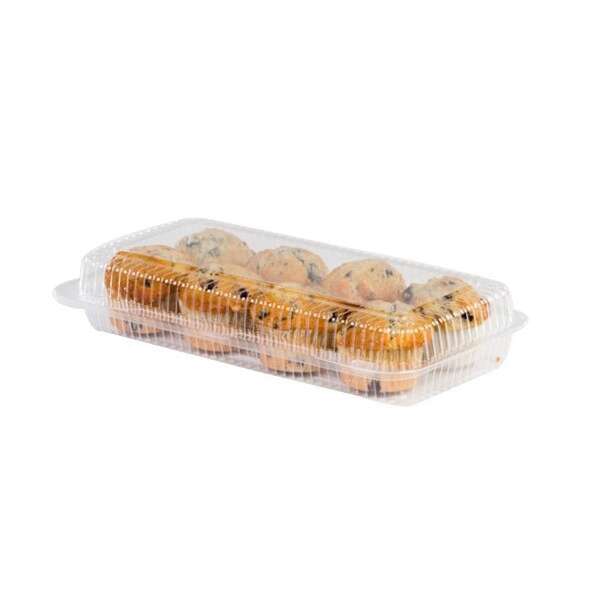 SafePro LBH-691, 12.5x6x2.5-Inch Clear Hinged Containers, 250/CS