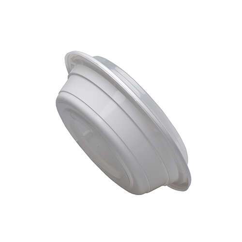 SafePro MC718W, 16 Oz. Round Microwavable Containers Combo, White Bottom, 150/CS