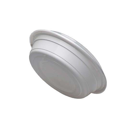 SafePro MC723W, 24 Oz. Round Microwavable Containers Combo, White Bottom, 150/CS