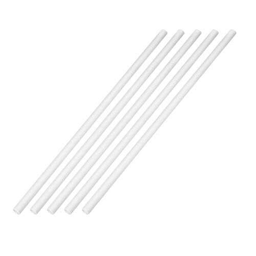 SafePro PSWW-X 7.75-Inch White Wrapped Paper Jumbo Straws, 400/PK