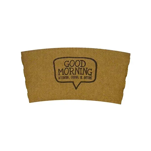 SafePro SB20J, Printed Kraft Jacket/Sleeve for 10-24 Oz Hot Cups, 1000/CS