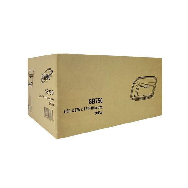 SafePro Eco SB750 8.5x6x1.5-Inch 28 Oz Bio Rectangular Fiber Tray, 300/CS (Discontinued)
