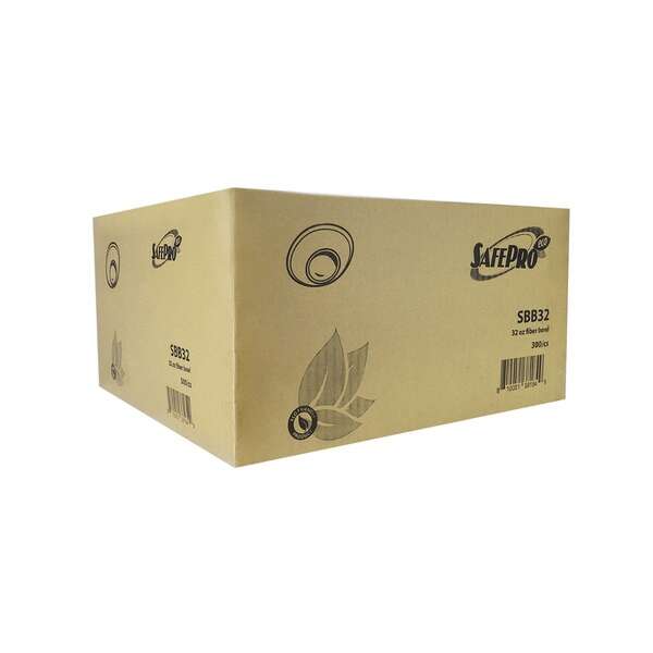 SafePro Eco SBB32, 32 Oz Bio Round Fiber Bowl, 300/CS (Discontinued)